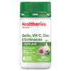 Healtheries Garlic, Vitamin C, Zinc, & Echinacea with Olive Leaf 60 Tablets