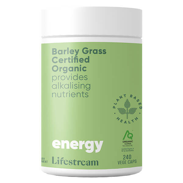 Lifestream Barley Grass Certified Organic 240 Caps