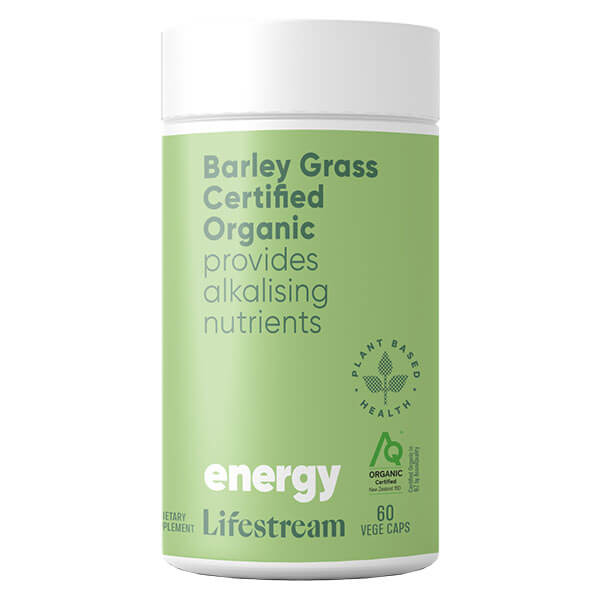Lifestream Barley Grass Certified Organic 60 Caps