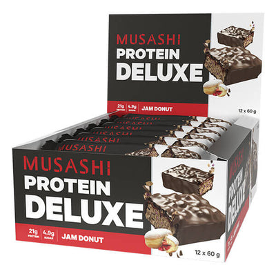 Musashi Deluxe Protein Bars 12x60g