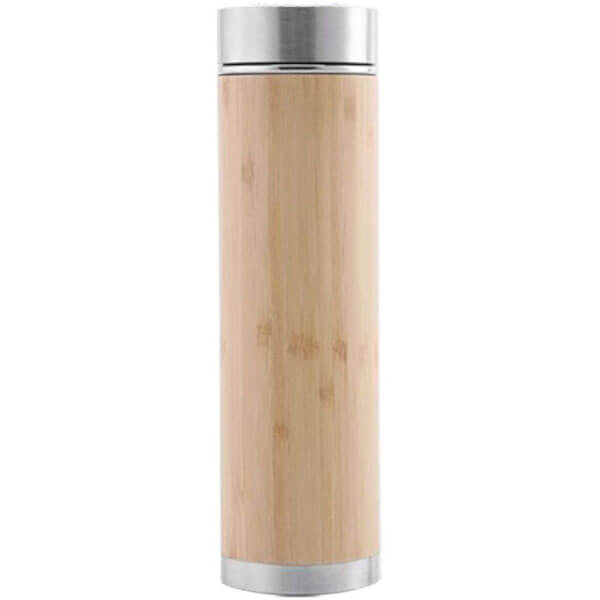 NHT Bamboo Bottle with Tea Strainer 450ml