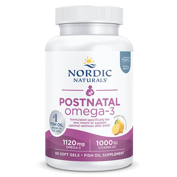 Nordic Naturals Postnatal Omega-3 60 Softgels