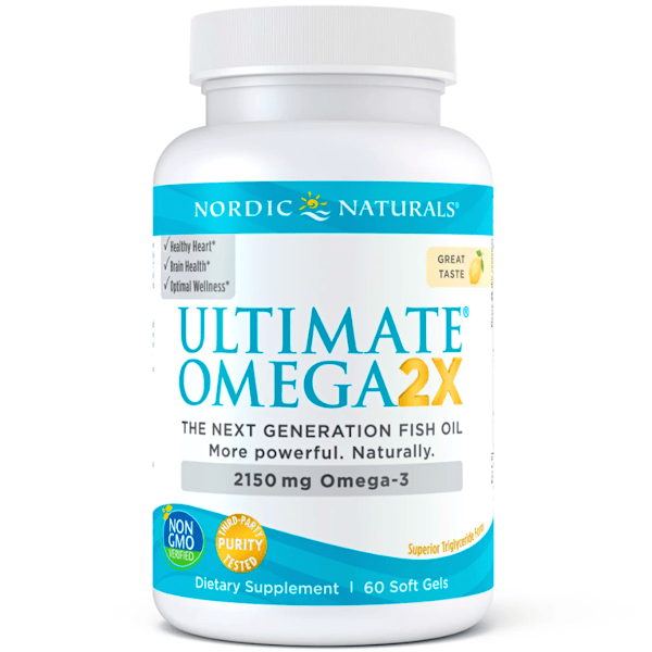 Nordic Naturals Ultimate Omega 2X 60 Softgels