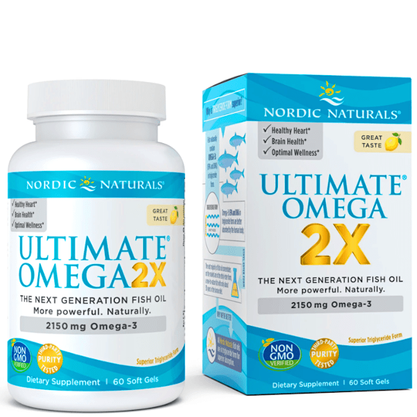 Nordic Naturals Ultimate Omega 2X 60 Softgels