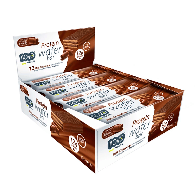 Novo Protein Wafer Bars 40g x12