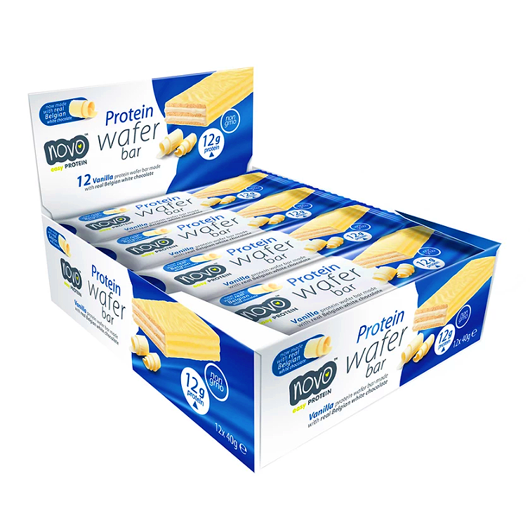 Novo Protein Wafer Bars 40g x12