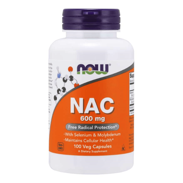 Now Foods NAC 600mg 100 Caps