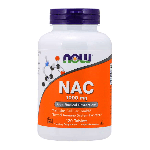 Now Foods NAC 1000mg 120 Tabs