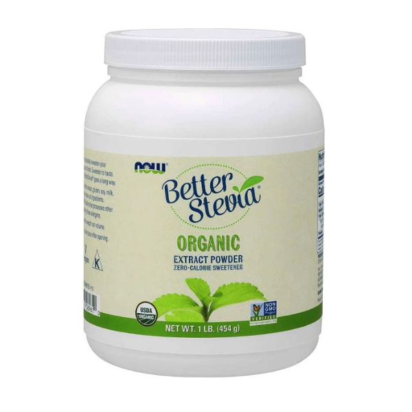 Now Foods BetterStevia Organic Extract Powder 454g