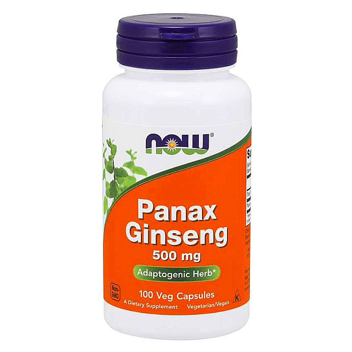 Now Foods Panax Ginseng 500mg 100 Caps