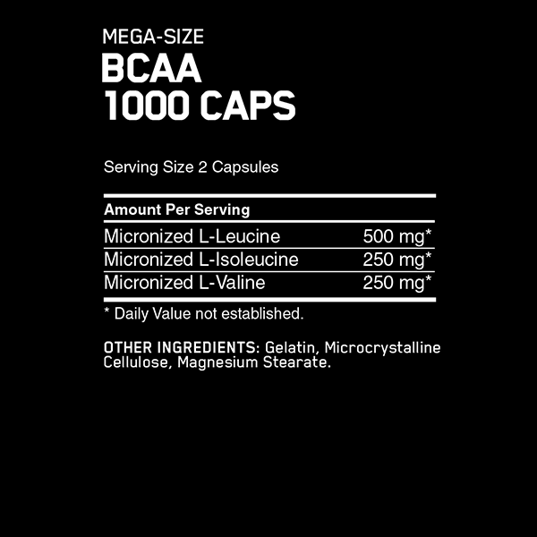 Optimum Nutrition BCAA 1000 60 Caps - Supplements.co.nz