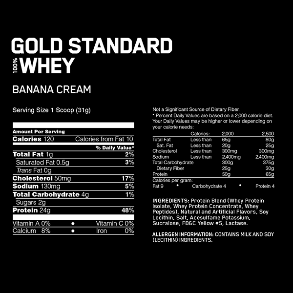 Optimum Nutrition Gold Standard 100% Whey 5Lb Physical Product