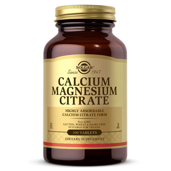 Solgar Calcium Magnesium Citrate 100 Tablets