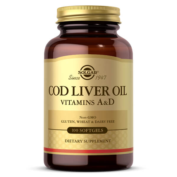 Solgar Cod Liver Oil 100 Softgels