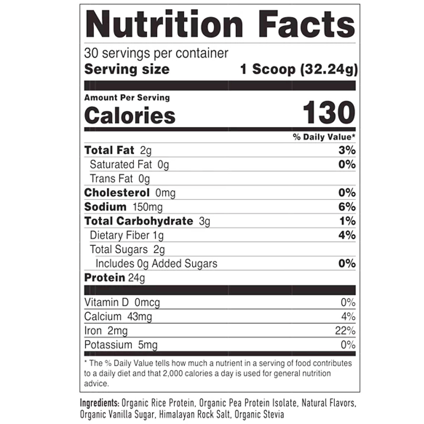 Staunch Vegan Protein 2.13-2.43lb