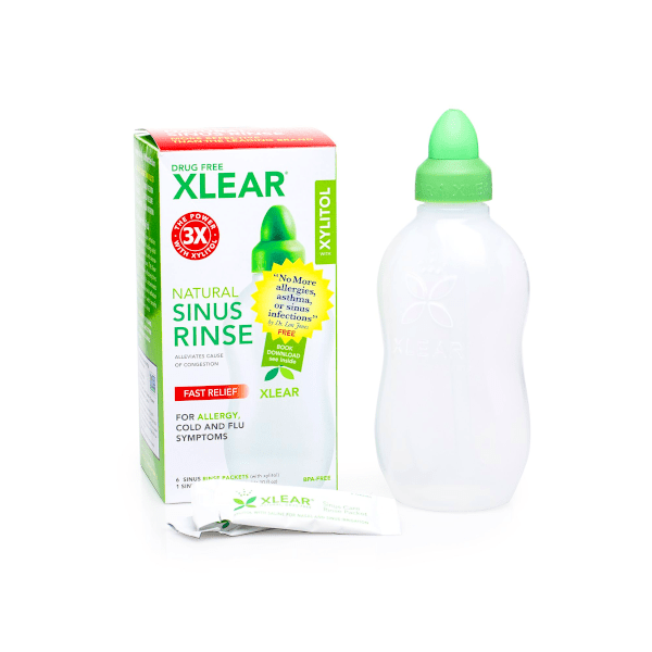 Xlear Sinus Rinse Bottle with 6 Packets